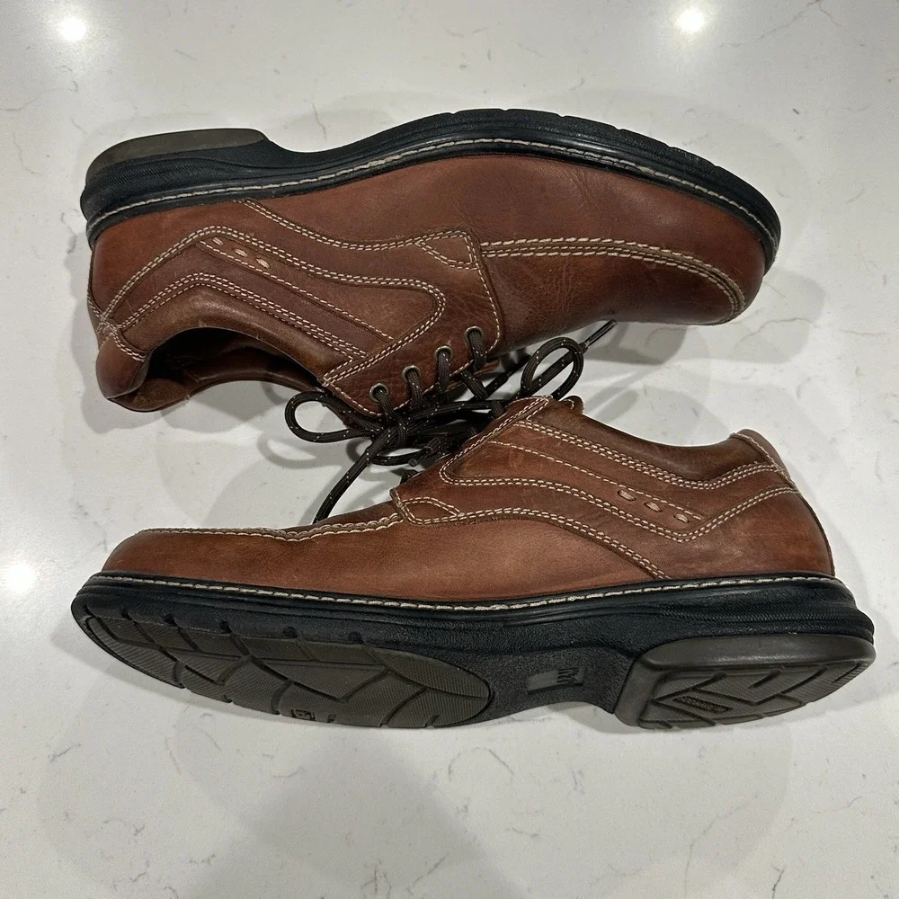 Johnston & Murphy XC4 Waterproof Brown Leather Oxford Shoes 10.5M 25-1074